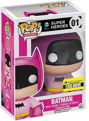 Figurine Funko Pop DC Super-Héros #01 Batman avec Costume Rose
