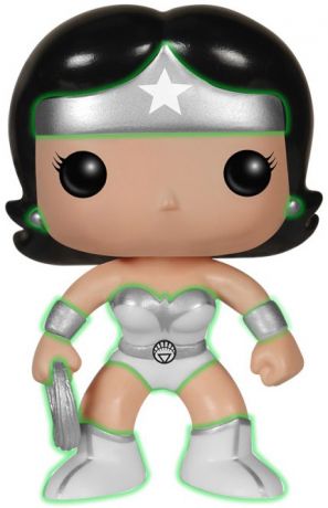 Figurine Funko Pop DC Super-Héros #70 Wonder Woman (White Lantern) - Brillant dans le noir