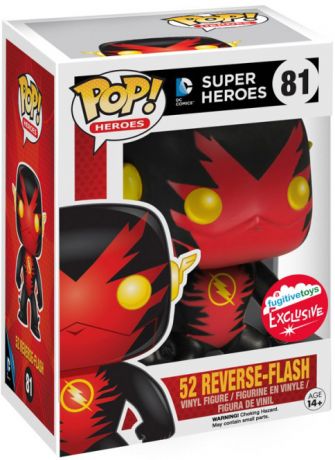 Figurine Funko Pop DC Super-Héros #81 Reverse Flash avec Costume Rouge et Noir (New 52) 
