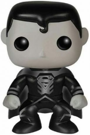 Figurine Funko Pop DC Super-Héros #83 Superman (Blackest Night) - Noir & Blanc