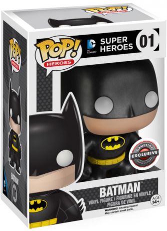 Figurine Funko Pop DC Super-Héros #01 Batman avec Costume Noir