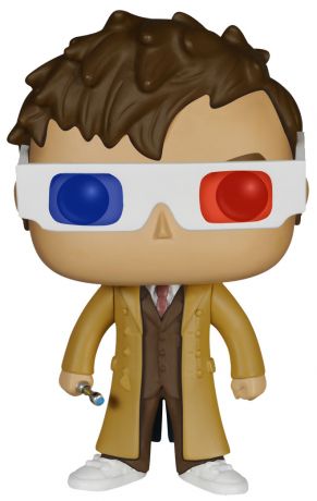 Figurine Funko Pop Doctor Who #233 10e Docteur - Lunettes 3D