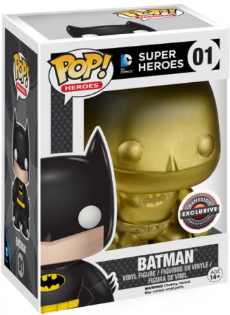 Figurine Funko Pop DC Super-Héros #01 Batman - Or [Chase]
