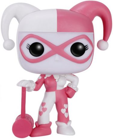 Figurine Funko Pop DC Super-Héros #45 Harley Quinn avec Costume Rose & Blanc