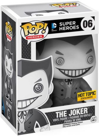 Figurine Funko Pop DC Super-Héros #06 The Joker - Noir et Blanc
