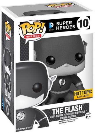 Figurine Funko Pop DC Super-Héros #10 The Flash - Noir et Blanc