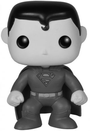 Figurine Funko Pop DC Super-Héros #07 Superman - Noir et Blanc