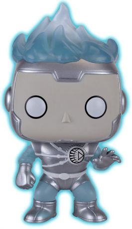 Figurine Funko Pop DC Super-Héros #91 Firestorm (White Lantern) - Brillant dans le noir