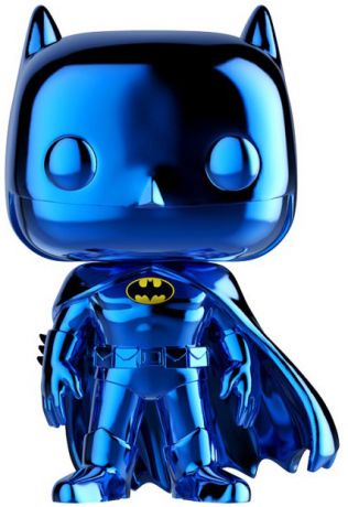 Figurine Funko Pop DC Super-Héros #144 Batman - Chromé Bleu