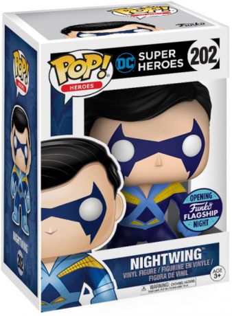 Figurine Funko Pop DC Super-Héros #202 Nightwing (Disco)