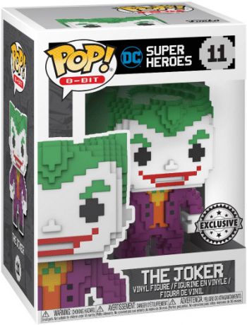 Figurine Funko Pop DC Super-Héros #11 Le Joker - 8-Bit