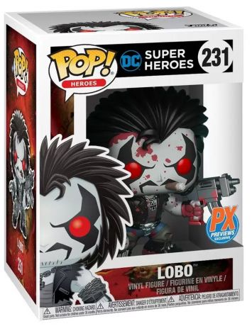 Figurine Funko Pop DC Super-Héros #231 Lobo - Ensanglanté