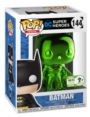 Figurine Funko Pop DC Super-Héros #144 Batman - Chromé Émeraude