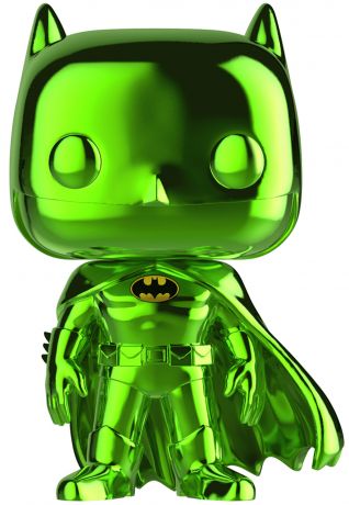 Figurine Funko Pop DC Super-Héros #144 Batman - Chromé Émeraude