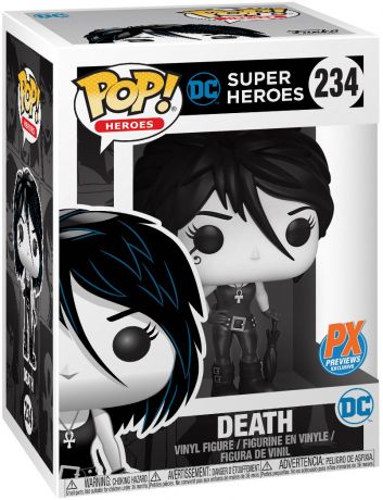 Figurine Funko Pop DC Super-Héros #234 Death - Noir & Blanc