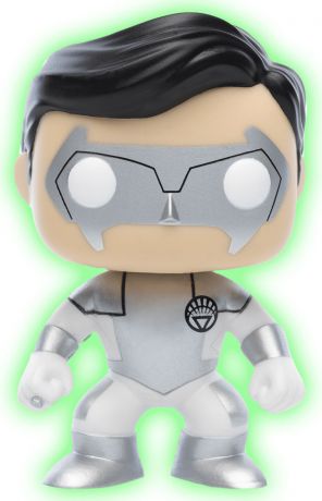 Figurine Funko Pop DC Super-Héros #237 Kyle Rayner (White Lantern) - Brillant dans le noir