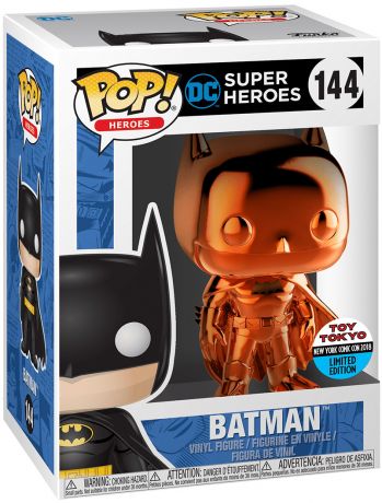 Figurine Funko Pop DC Super-Héros #144 Batman - Orange Chrome
