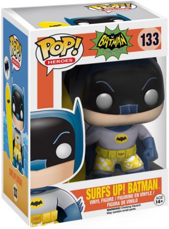 Figurine Funko Pop Batman Série TV [DC] #133 Batman avec Planche de Surf