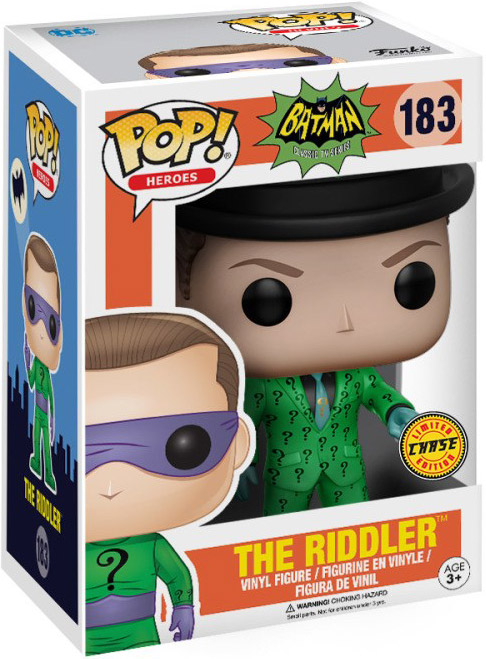 Figurine Pop Batman Serie TV DC 183 pas cher Le Sphinx Chase