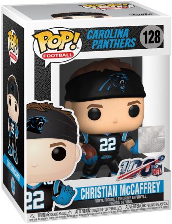 Figurine Funko Pop NFL #128 Christian McCaffrey - Carolina Panthers