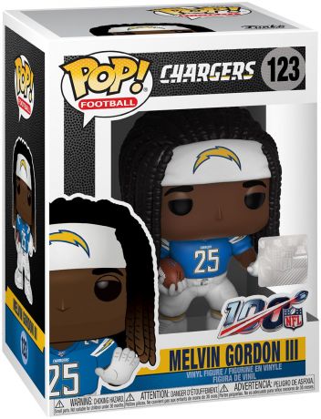 Figurine Funko Pop NFL #123 Melvin Gordon - Chargers