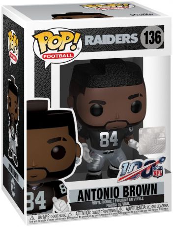 Figurine Funko Pop NFL #136 Antonio Brown - Raiders