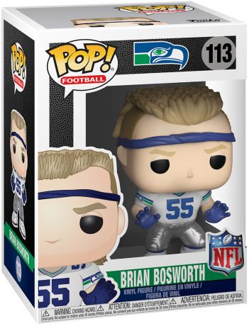 Figurine Funko Pop NFL #113 Brian Bosworth - Seattle Seahawks