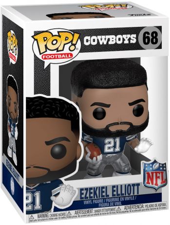 Figurine Funko Pop NFL #68 Ezekiel Elliott - Cowboys