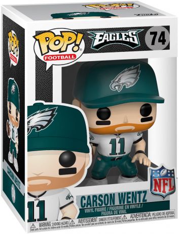 Figurine Funko Pop NFL #74 Carson Wentz - Eagles
