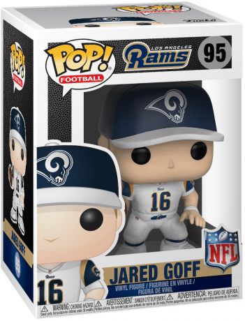 Figurine Funko Pop NFL #95 Jared Goff - Los Angeles Rams