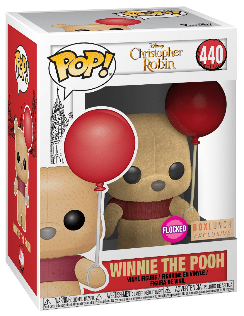 Figurine Pop Winnie l'Ourson [Disney] #1008 pas cher : Saint Valentin  Winnie l'Ourson - Flocked