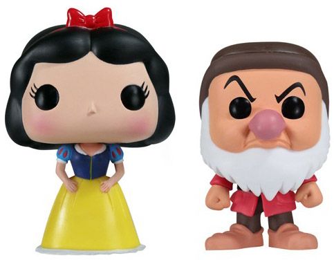 Figurine Funko Pop Disney #02 Blanche Neige & Grincheux - 2 pack