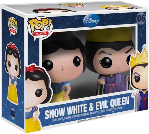 Figurine Funko Pop Disney #06 Blanche Neige et la Méchante Reine - 2 pack