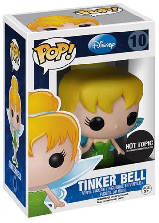 Figurine Funko Pop Disney #10 Tinker Bell - Pailleté