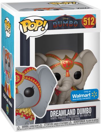 Figurine Funko Pop Dumbo 2019 [Disney] #512 Dreamland Dumbo avec Costume Rouge