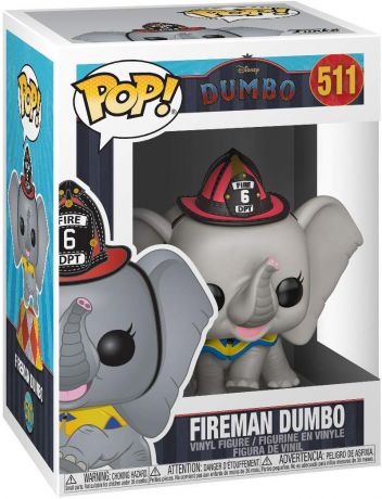 Figurine Funko Pop Dumbo 2019 [Disney] #511 Dumbo en Pompier