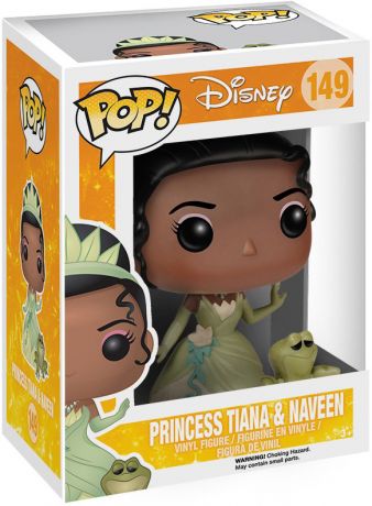 Figurine Funko Pop La Princesse et la Grenouille [Disney] #149 Princesse Tiana avec Naveen la Grenouille