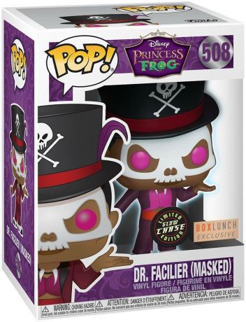 Figurine Funko Pop La Princesse et la Grenouille [Disney] #508 Dr Facilier avec Masque - Brillant dans le noir [Chase]