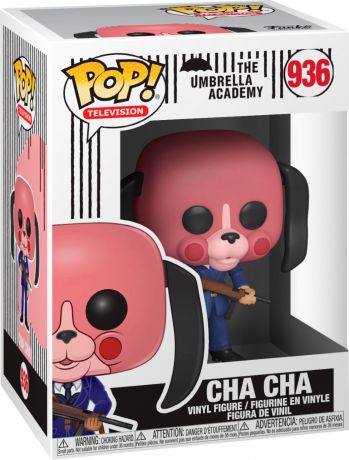 Figurine Funko Pop The Umbrella Academy #936 Cha-Cha avec Masque