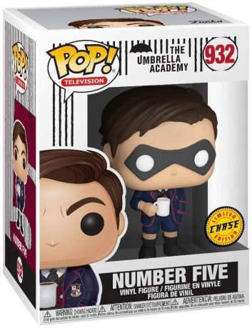 Figurine Funko Pop The Umbrella Academy #932 Numéro Cinq avec Masque [Chase]