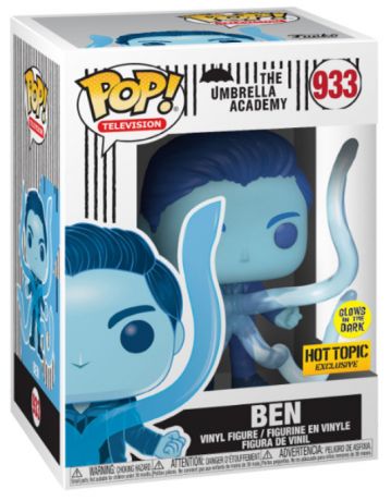 Figurine Funko Pop The Umbrella Academy #933 Ben Hargreeves - Brillant dans le noir