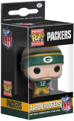 Figurine Funko Pop NFL Aaron Rodgers - Porte-clés