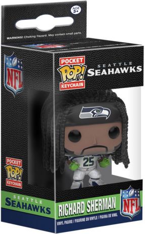 Figurine Funko Pop NFL Richard Sherman - Porte-clés