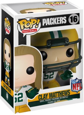 Figurine Funko Pop NFL #16 Clay Matthews