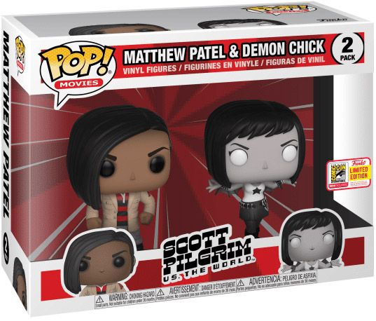 Figurine Funko Pop Scott Pilgrim Matthew Patel & Démon Chick - 2 pack