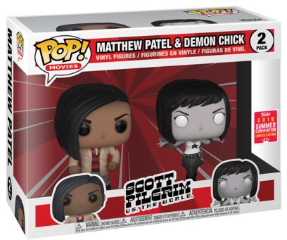 Figurine Funko Pop Scott Pilgrim Matthew Patel & Démon Chick - 2 pack