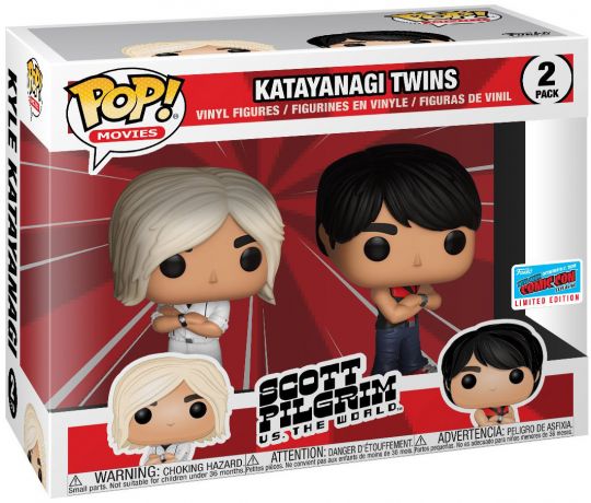 Figurine Funko Pop Scott Pilgrim Les Jumeaux Katayanagi - 2 pack