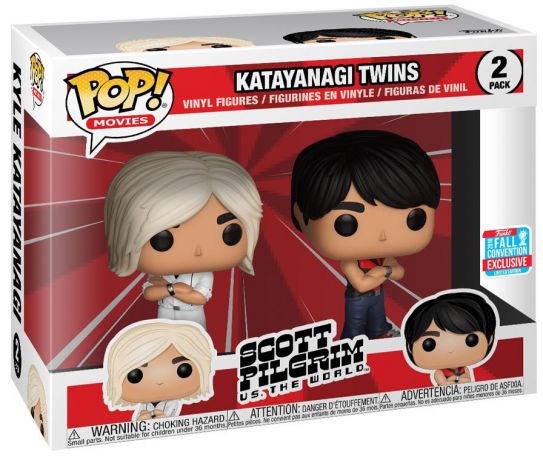 Figurine Funko Pop Scott Pilgrim Les Jumeaux Katayanagi - 2 pack