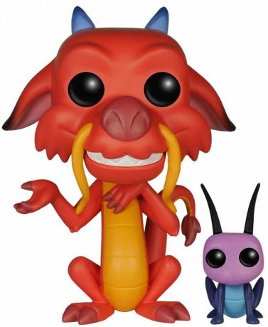 Figurine Funko Pop Mulan [Disney] #167 Mushu avec Cri-Kee
