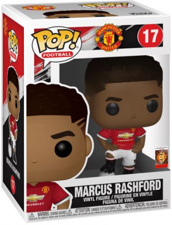 Figurine Funko Pop FIFA / Football #17 Marcus Rashford - Manchester United